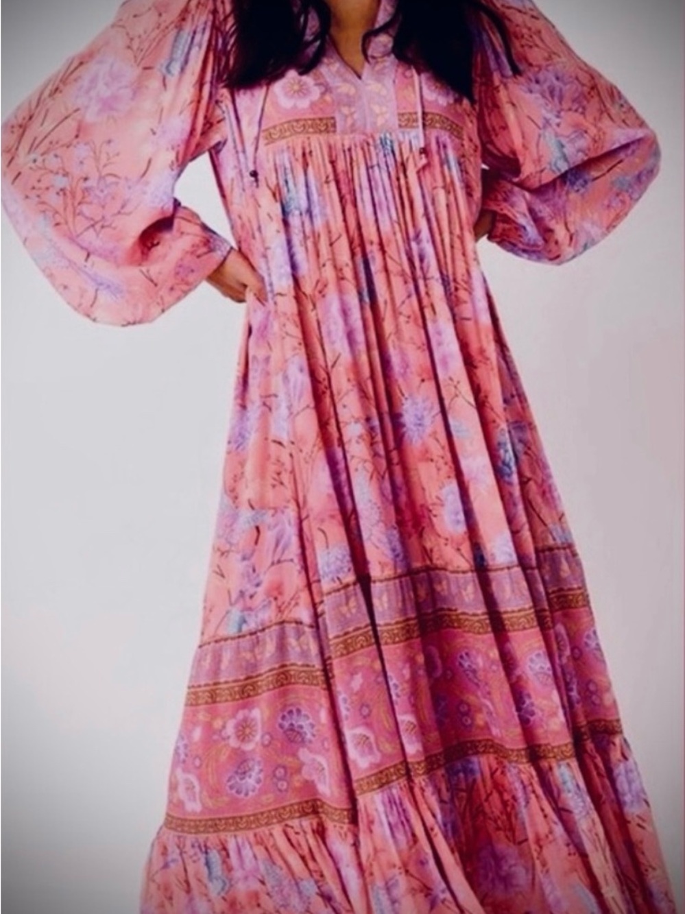 Spell & The Gypsy Collective Pink Boho Dress XL